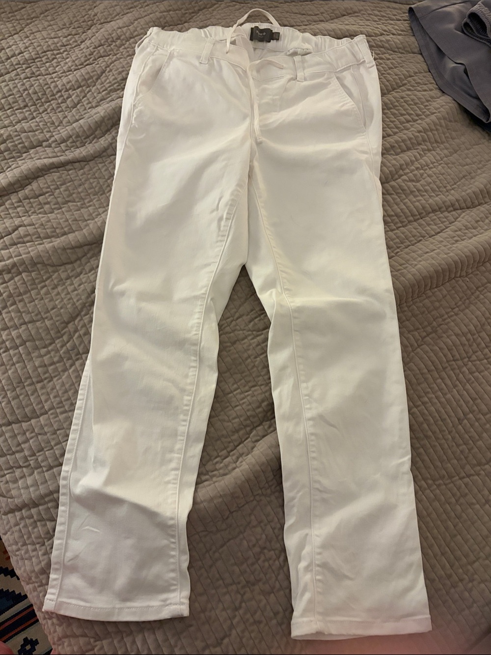 torrid White Straight-Leg Jeans